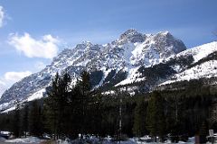 14 Mount Kidd Above Kananaskis Village From Highway 40 Kananaskis Trail In Winter.jpg